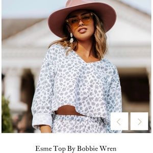 Bobby wren blouse midi small
